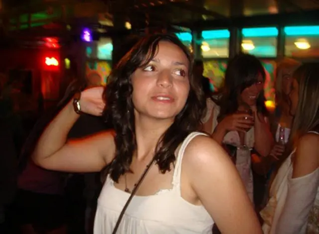 Photo of Meredith Kercher at a party