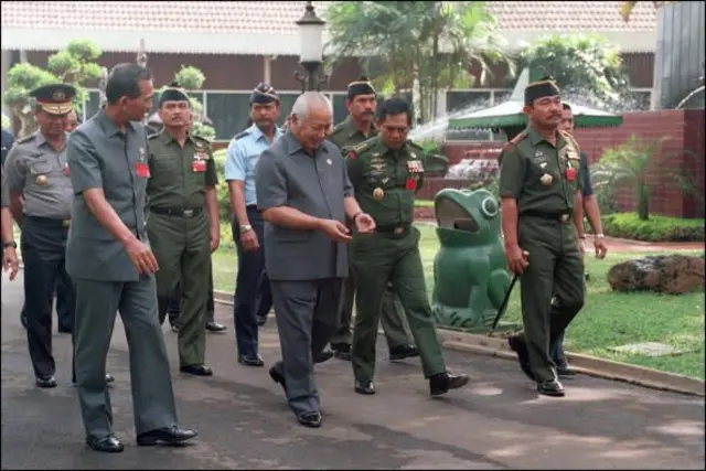 Soeharto dan perwira militer