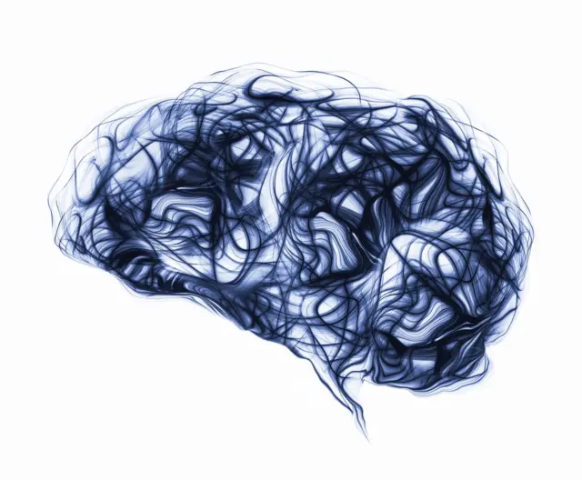 Una representación artística del cerebro