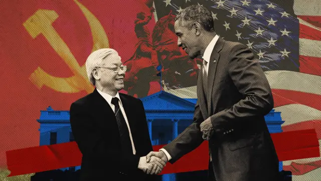 Ông Nguyễn Phú Trọng trở thành tổng bí thư đầu tiên của Việt Nam được Tổng thống Mỹ Barack Obama đón tiếp tại Phòng Bầu dục Ông Nguyễn Phú Trọng trở thành tổng bí thư đầu tiên của Việt Nam được Tổng thống Mỹ Barack Obama đón tiếp tại Phòng Bầu dục