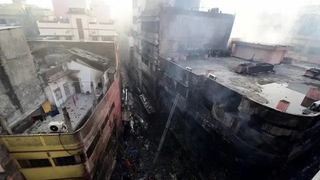 Dhaka'da yangın