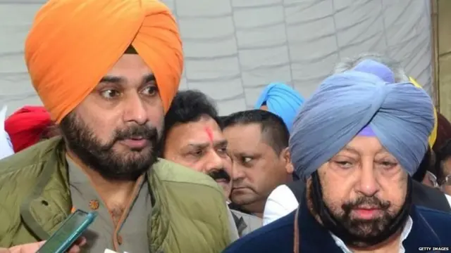 ਕੈਪਟਨ ਅਮਰਿੰਦਰ ਸਿੰਘ ਤੇ ਨਵਜੋਤ ਸਿੰਘ ਸਿੱਧੂ