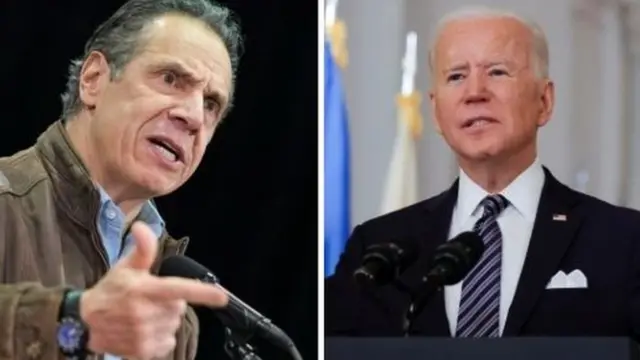 Andrew Cuomo na Joe Biden