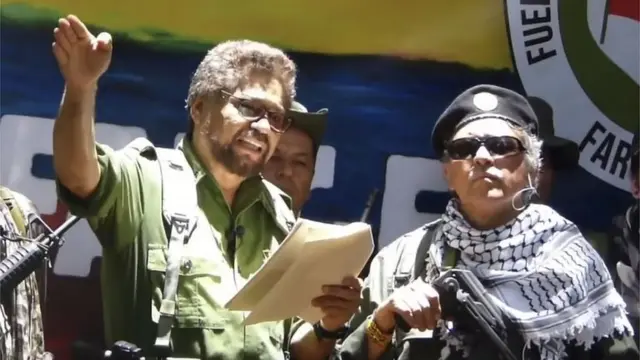 Iván Márquez y Jesús Santrich