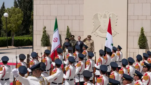 استقبال إبراهيم رئيسي.