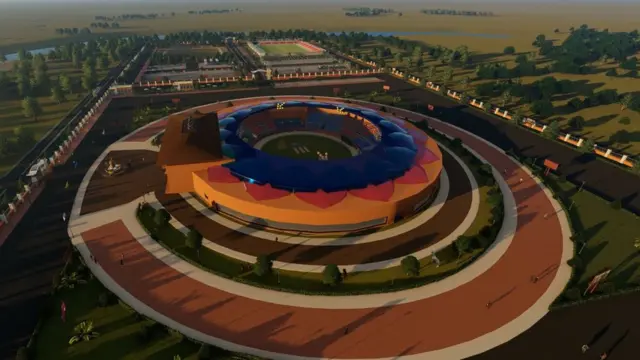 गौतम बुद्ध अन्तर्राष्ट्रिय रङ्गशालाको प्रस्तावित नक्सा