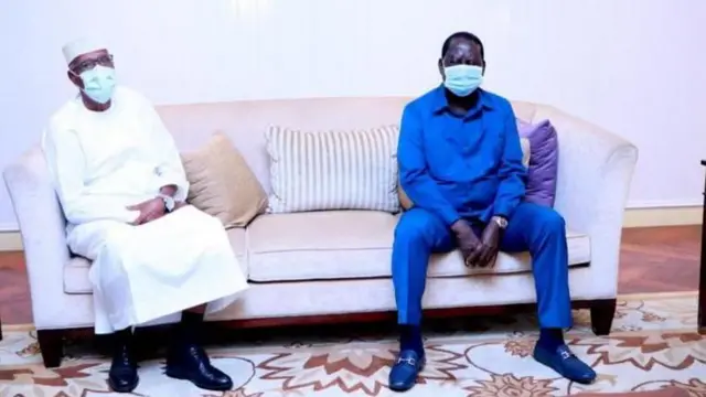 Rais wa Somaliland Muse Bihi alikutana na Raila Odinga jijini Nairobi wakati wa ziara yake nchini Kenya mwaka wa 2020.