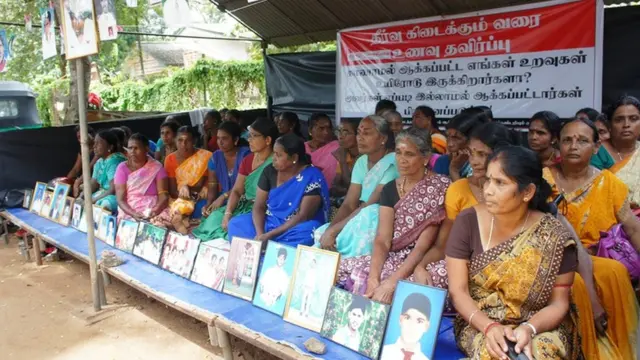 இலங்கை ஈபிஆர்.எல்.எப் கட்சியினர் கவனயீர்ப்புப் பேரணி