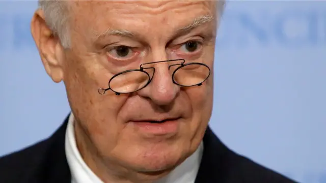 सीरिया के लिए संयुक्त राष्ट्र के विशेष दूत स्टेफान डी मिस्तूरा