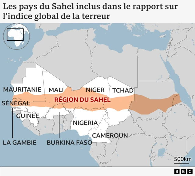 Une carte du Sahel