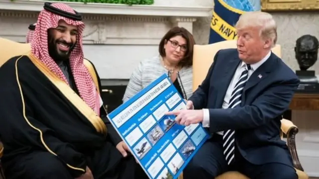 شہزادہ محمد بن سلمان اور صدر ٹرمپ