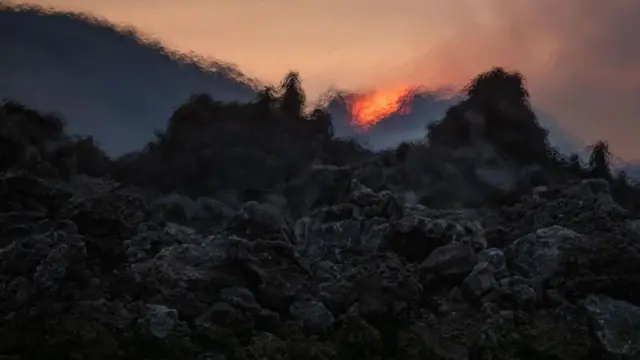 Não há como prever quanto tempo durará a erupção