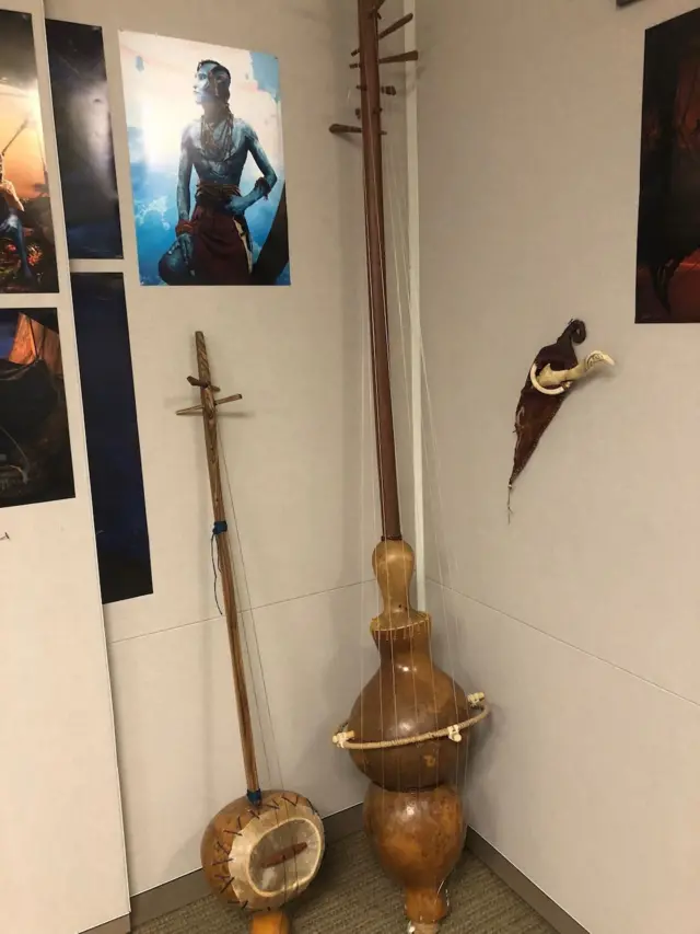 Some of the instruments Simon Franglen invented for the film Avatar: Fire and Ash