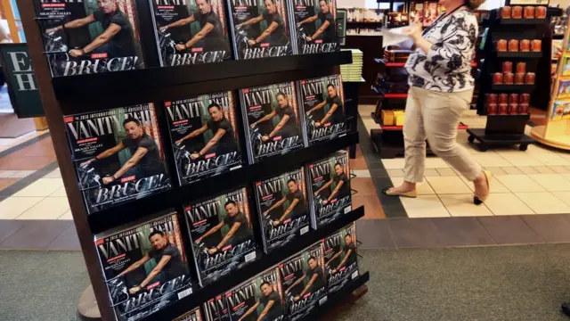 Portadas de una revista con Bruce Sprinsgteen.