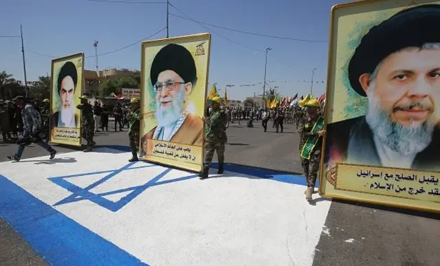 رژه نظامی کتائب حزب الله عراق در روز جهانی قدس در بغداد- ۳۱ مه ۲۰۱۹