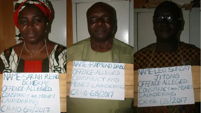 Sarah Ochekpe, Raymond Dabo na Leo Jitong