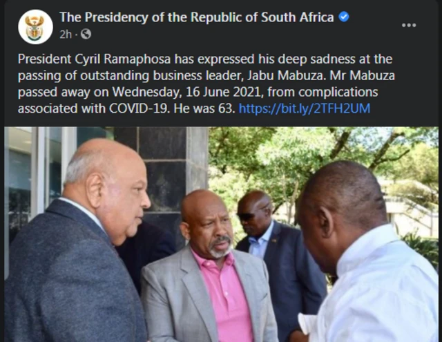 Jabu wit Cyril ramaphosa