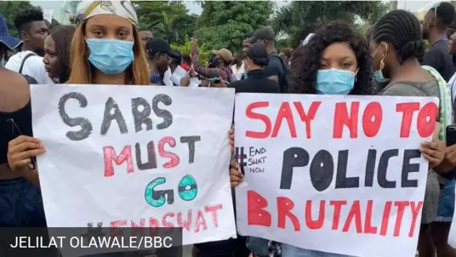 Àwọn olùfẹ̀hónúhàn #Endsars 