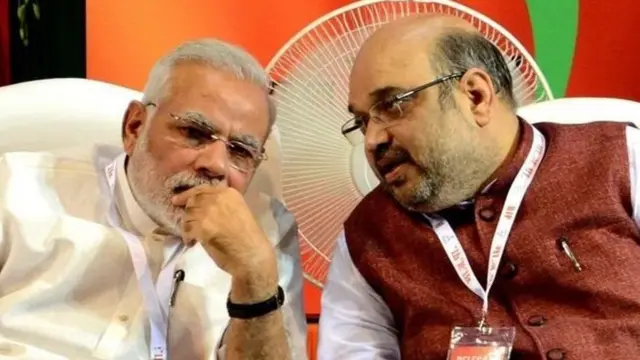 નરેન્દ્ર મોદી અને અમિત શાહ