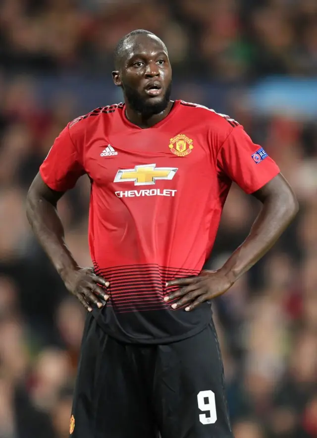 Man United striker Romelu Lukaku