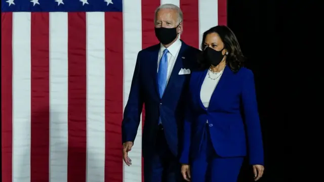 Joe Biden y Kamala Harris.