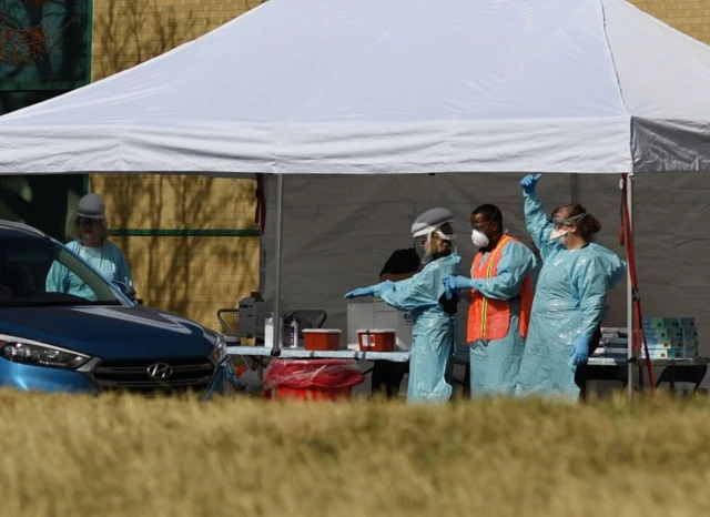 미국 콜로라도의 한 검사 센터