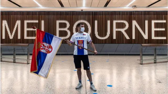 Serbian supporter
