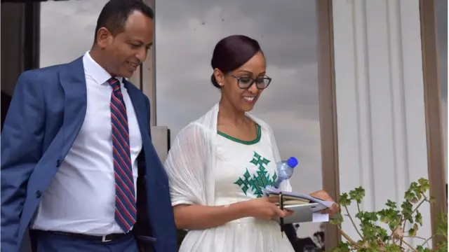 የቀድሞው የጠቅላይ ሚኒስቴር ፅህፈት ቤት ኃላፊ አቶ ፍፁም አረጋና የፕሬስ ሴክሬታሪዋ ቢልለኔ ስዩም