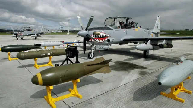 Embraer Super Tucano колумбийских ВВС