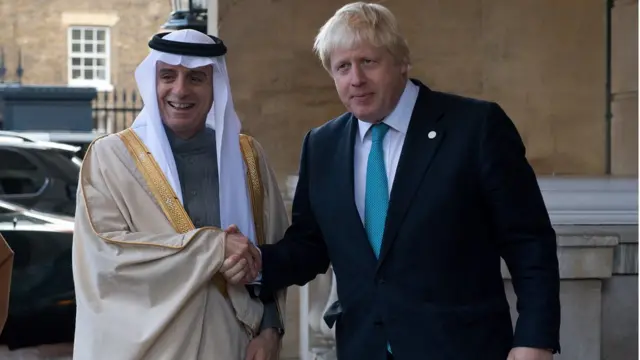 جانسون و عادل الجبیر،