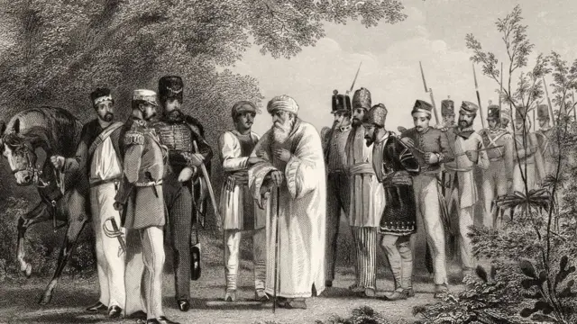 દેશનિકાલ વખતે છેલ્લા મોગલ બાદશાહ બહાદુરશાહ ઝફર