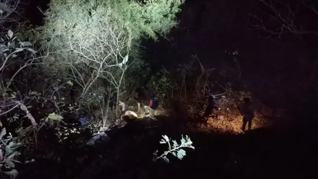 విశాఖ ఏజెన్సీలో బోల్తా పడిన టూరిస్ట్ బస్సు