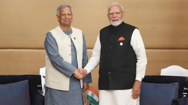 মুহাম্মদ ইউনূস ও নরেন্দ্র মোদী