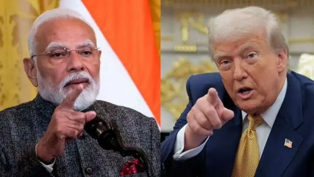 नरेंद्र मोदी आणि डोनाल्ड ट्रम्प