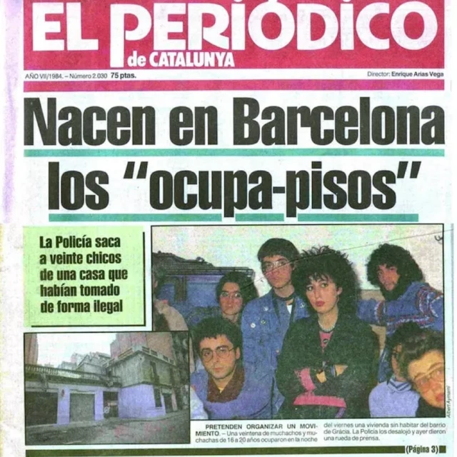  "Nacen en Barcelona los "ocupas-pisos"