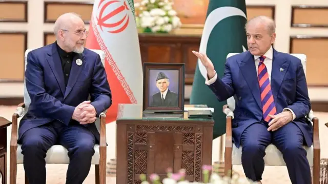 شہباز شریف اور باقر قالیباف