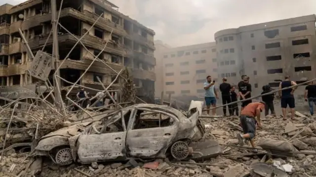 ગાઝામાં તારાજીની તસવીર