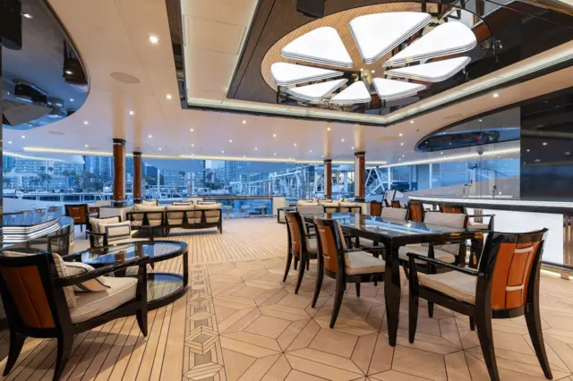 Amadea'nın yemek salonu
