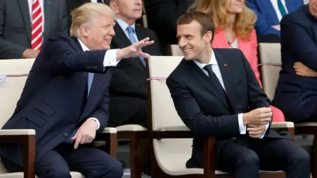مکرون و ترامپ