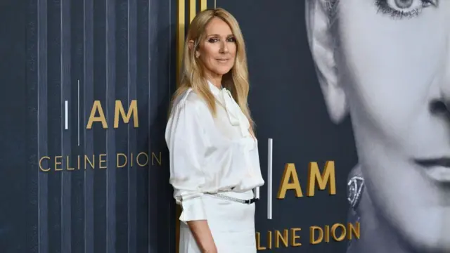 Céline Dion na estreia do documentário