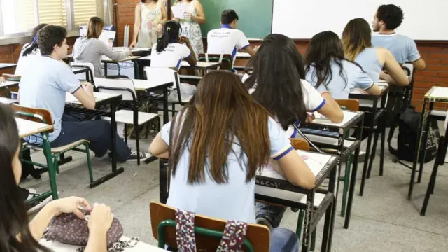Estudantes no Rio, em foto de arquivo
