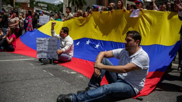 Protesta en Venezuela