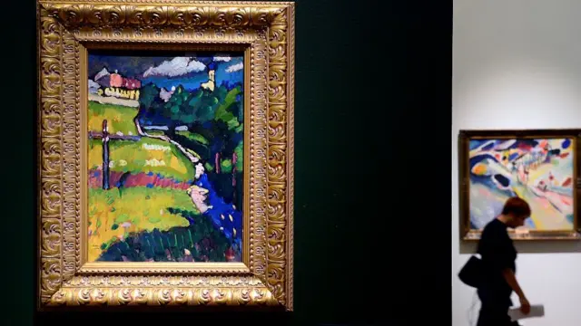 Exposición de Kandinsky en Rusia.