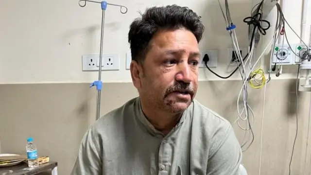 மேகவெடிப்பில் பாதிக்கப்பட்டவரின் புகைப்படம்