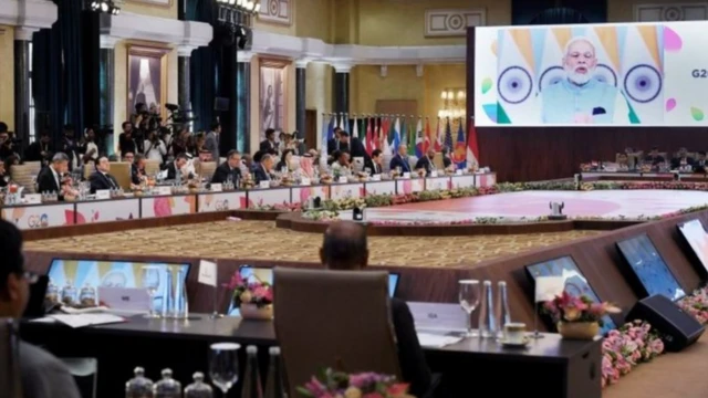 صورة من التحضيرات لقمة العشرين في الهند 