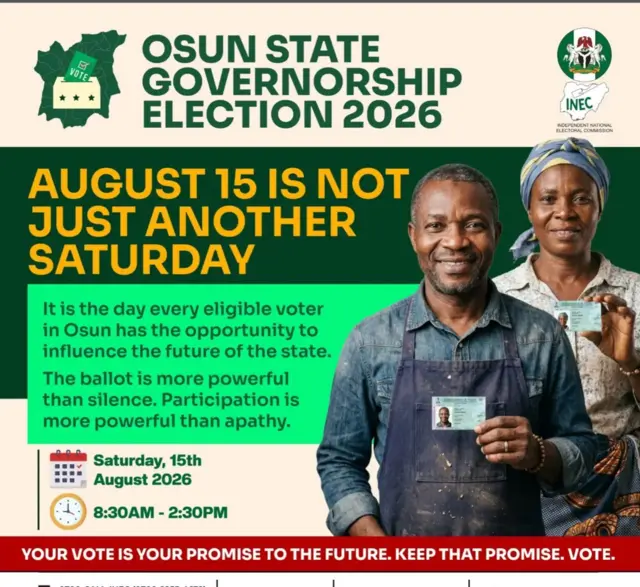 INEC publicity strategy ahead of Osun election