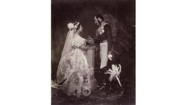 1840年维多利亚女王与艾伯特（Albert）王子的婚礼。