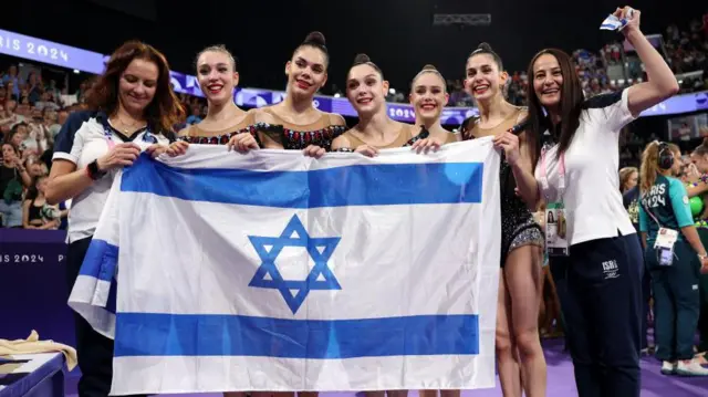 Israel, tim senam artistik, visa