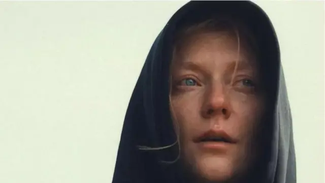 Uliana saat menghadiri pemakaman adik laki-lakinya, Vanya.