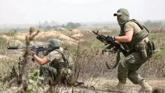 খেরসন অঞ্চলে রাশিয়ার সৈন্যরা।